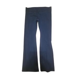 Express Editor Blue Stretch Flare Lounge Pants Women’s M 2006 Y2K Low Rise